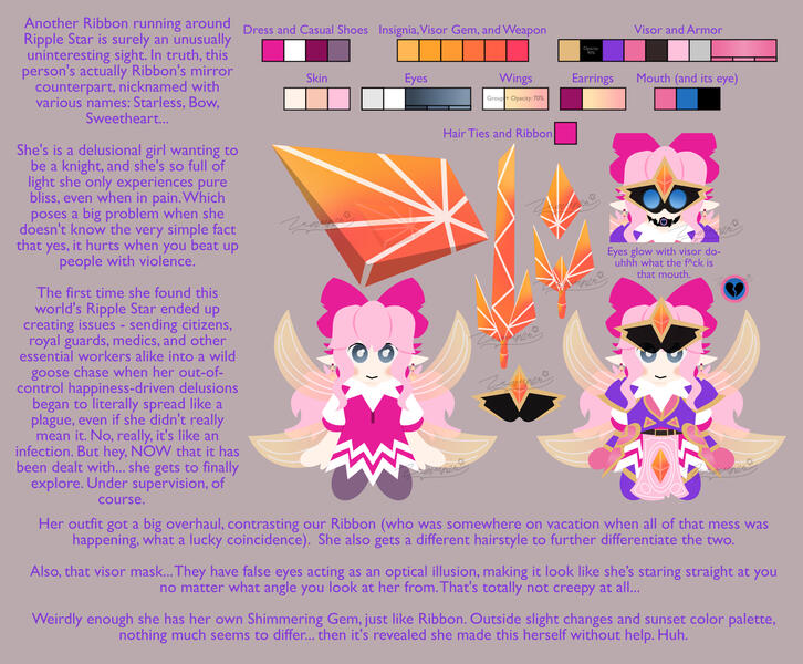 Original design by autumnleafdraws, design for starlightruby (both on Discord)